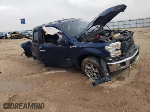 2017 Ford F-150 XL with VIN 1FTEX1EP4HFA85432, listed as a Copart auction lot 54600974 with 135,285 mi miles and Salvage Title. Bid and sale history available at carsss.com. Image 4.