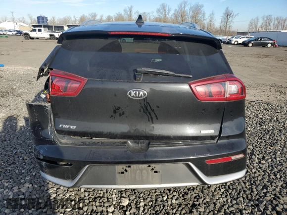 2018 Kia Niro LX with VIN KNDCB3LC3J5175846, listed as a Copart auction lot 42103235 with 104,254 mi miles and Salvage Title. Bid and sale history available at carsss.com. Image 6.