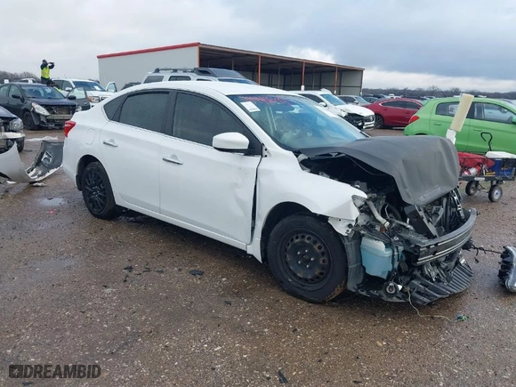 2019 Nissan Sentra S with VIN 3N1AB7AP2KY250628, listed as a IAAI auction lot 41441809 with 96,651 mi miles. Bid and sale history available at carsss.com. Image 1.