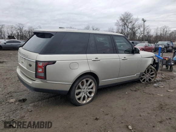 2013 Land Rover Range Rover SC с VIN SALGS2EF4DA102508, выставлен на аукционе Copart как лот 85478594 с пробегом 120 981 миль миль и Списание • Salvage title. История ставок и продаж доступна на DreamBid. Изображение 3.