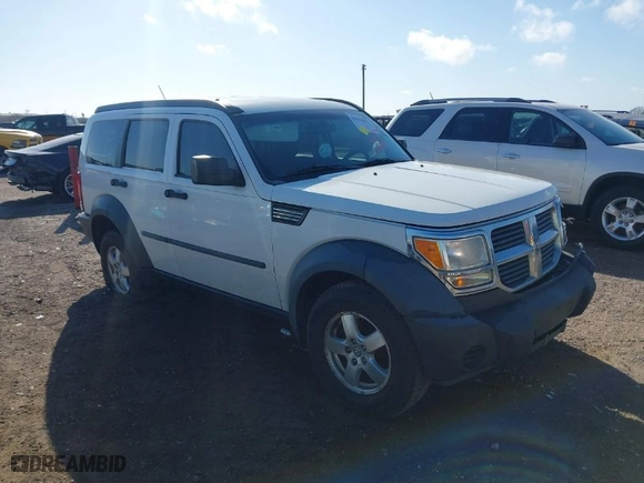 2007 Dodge Nitro SXT with VIN 1D8GT28K97W591008, listed as a IAAI auction lot 41656893 with 195,899 mi miles. Bid and sale history available at carsss.com. Image 1.