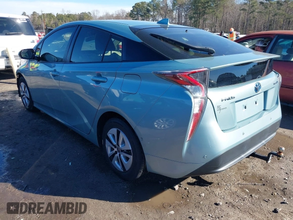 2018 Toyota Prius Two with VIN JTDKBRFU3J3581527, listed as a IAAI auction lot 41304839 with 120,629 mi miles. Bid and sale history available at carsss.com. Image 3.