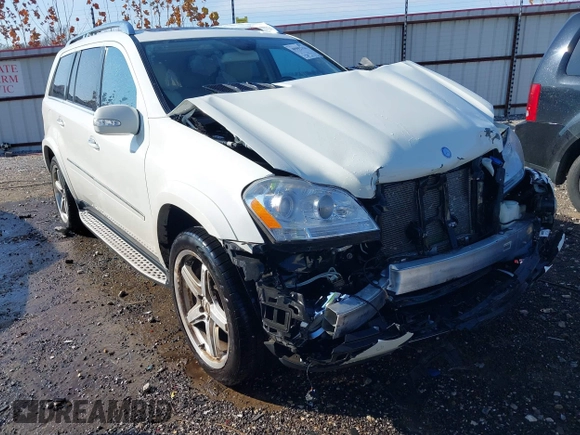 2008 Mercedes-Benz GL-Class 5.5L with VIN 4JGBF86E08A349444, listed as a IAAI auction lot 40992114 with 93,553 mi miles. Bid and sale history available at carsss.com. Image 1.