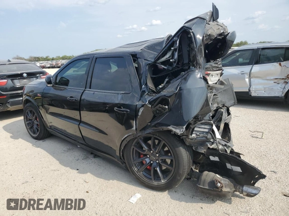 2020 Dodge Durango SRT with VIN 1C4SDJGJ1LC355912, listed as a Copart auction lot 68905324 with 34,295 mi miles and Non Repairable. Bid and sale history available at DreamBid. Image 2.