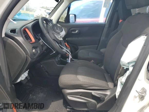 2021 Jeep Renegade Sport with VIN ZACNJDAB6MPM51716, listed as a Copart auction lot 62183845 with Not provided miles and Non repairable. Bid and sale history available at DreamBid. Image 7.