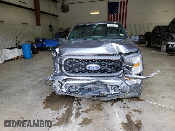 2021 Ford F-150 XL with VIN 1FTEW1CP6MKE92062, listed as a Copart auction lot 50303735 with 40,346 mi miles and Salvage Title. Bid and sale history available at carsss.com. Image 5.