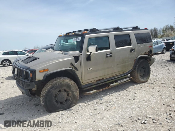 2003 Hummer H2 with VIN 5GRGN23U53H142732, listed as a Copart auction lot 54492145 with 200,324 mi miles and Clean Title. Bid and sale history available at carsss.com. Image 1.
