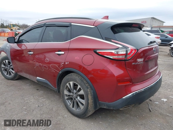 2018 Nissan Murano S z VIN 5N1AZ2MG3JN111929, wystawiony jako IAAI lot #41088425 z przebiegiem 211 841 mil mil oraz . Historia ofert i sprzedaży dostępna na DreamBid. Obrazek 3.