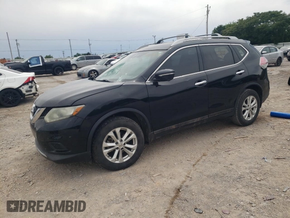 2014 Nissan Rogue S z VIN 5N1AT2MT3EC827200, wystawiony jako Copart lot #55521025 z przebiegiem Nie podano mil oraz Szkoda całkowita • Salvage title. Historia ofert i sprzedaży dostępna na DreamBid. Obrazek 1.