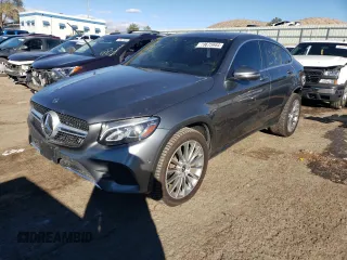 2018 Mercedes-Benz GLC with VIN WDC0J4KB0JF355844, listed as a Copart auction lot 79675944 with 69,948 mi miles and Salvage Title. Bid and sale history available at carsss.com. Image 1.