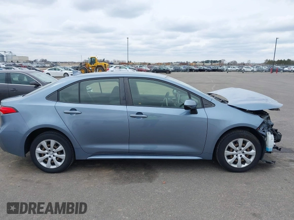 2020 Toyota Corolla LE with VIN JTDEPRAE2LJ033192, listed as a IAAI auction lot 41971573 with 86,265 mi miles. Bid and sale history available at carsss.com. Image 14.