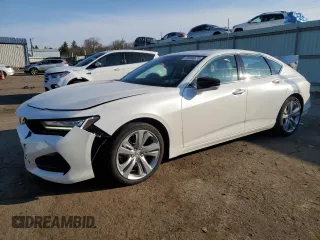 2021 Acura TLX w/Technology Package with VIN 19UUB6F45MA007178, listed as a Copart auction lot 50986675 with 42,634 mi miles and Salvage Title. Bid and sale history available at carsss.com. Image 1.