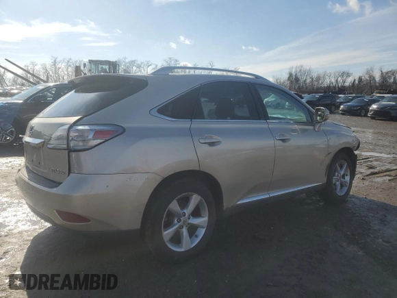 2011 Lexus RX 350 with VIN 2T2BK1BA5BC088692, listed as a Copart auction lot 45088375 with 207,720 mi miles and Salvage Title. Bid and sale history available at DreamBid. Image 3.