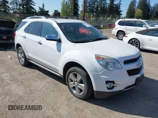 2013 Chevrolet Equinox LTZ with VIN 2GNFLGEK2D6154816, listed as a IAAI auction lot 42106589 with 126,946 mi miles. Bid and sale history available at carsss.com. Image 1.