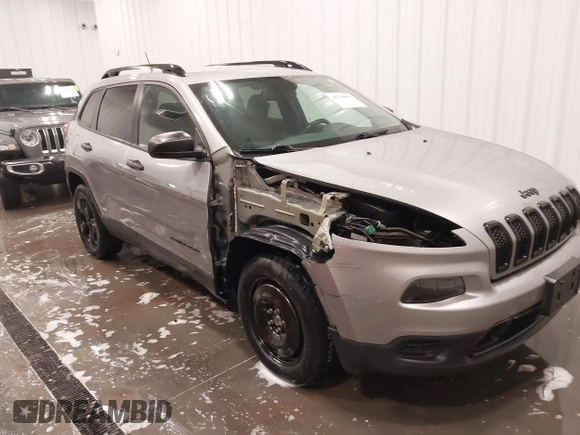 2017 Jeep Cherokee Sport with VIN 1C4PJMAB6HW557359, listed as a IAAI auction lot 41793093 with 194,400 mi miles. Bid and sale history available at carsss.com. Image 6.