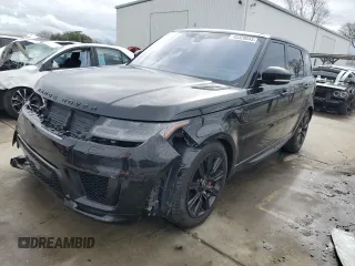 2018 Land Rover Range Rover Sport HSE Dynamic with VIN SALWV2SV7JA800525, listed as a Copart auction lot 45328045 with 48,497 mi miles and Salvage Title. Bid and sale history available at carsss.com. Image 1.