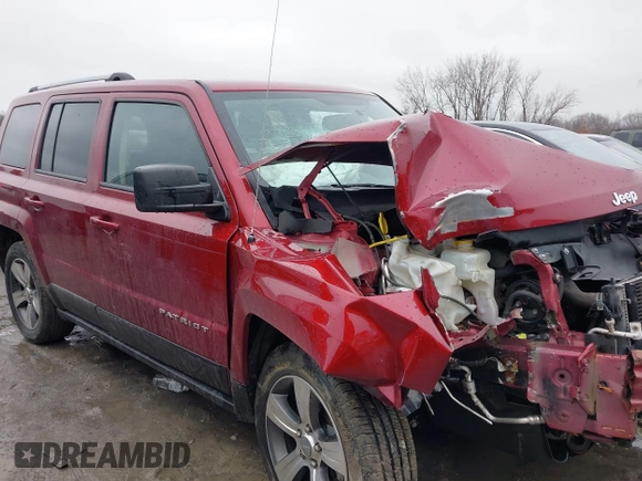 2016 Jeep Patriot Latitude with VIN 1C4NJRFB8GD737806, listed as a IAAI auction lot 41509880 with 87,111 mi miles. Bid and sale history available at carsss.com. Image 14.