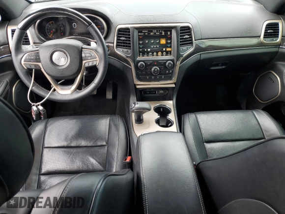 2015 Jeep Grand Cherokee Overland with VIN 1C4RJFCT2FC944001, listed as a Copart auction lot 50500105 with 96,778 mi miles and Salvage Title. Bid and sale history available at carsss.com. Image 8.