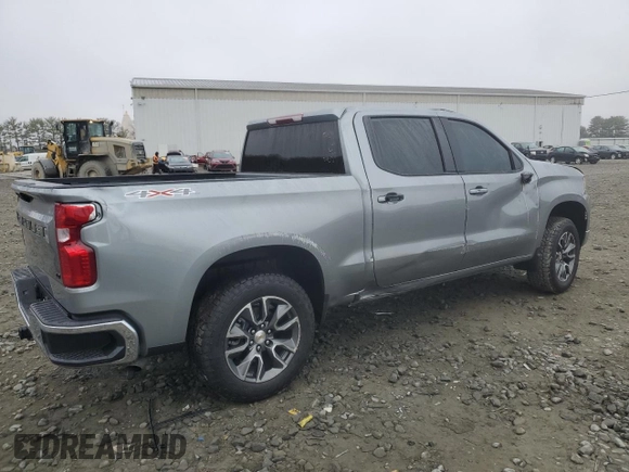 2025 Chevrolet Silverado 1500 LT with VIN 1GCPKKEK5SZ177043, listed as a Copart auction lot 49745845 with Not Provided miles and Salvage Title. Bid and sale history available at DreamBid. Image 3.