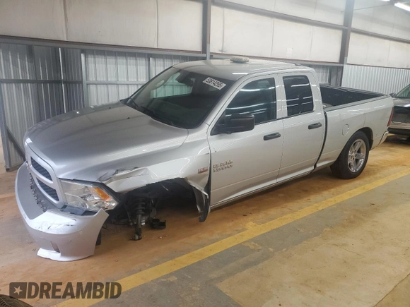 2014 Ram 1500 Express with VIN 1C6RR7FT1ES379858, listed as a Copart auction lot 53814295 with 188,574 mi miles and Salvage title. Bid and sale history available at DreamBid. Image 1.