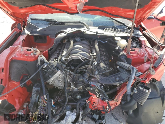 2015 Ford Mustang GT with VIN 1FA6P8CF4F5332710, listed as a Copart auction lot 48941175 with 14,321 mi miles and Salvage Title. Bid and sale history available at DreamBid. Image 12.