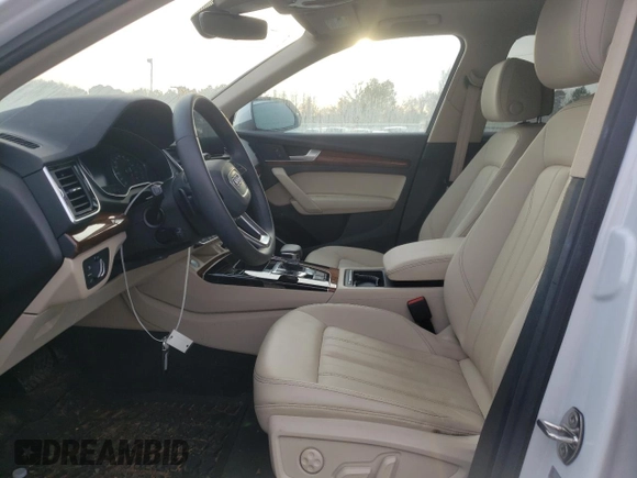 2022 Audi Q5 S line Premium with VIN WA1GAAFY9N2071105, listed as a Copart auction lot 73040122 with 21,502 mi miles and . Bid and sale history available at DreamBid. Image 7.