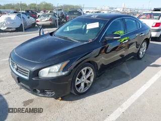 2012 Nissan Maxima SV with VIN 1N4AA5AP4CC831052, listed as a IAAI auction lot 41991290 with 171,348 mi miles and . Bid and sale history available at DreamBid. Image 2.