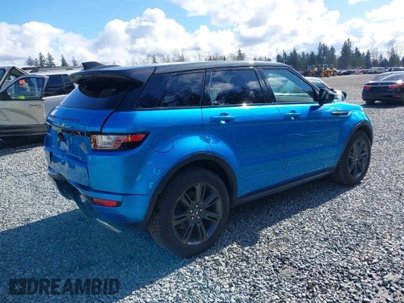 2018 Land Rover Range Rover Evoque SE Premium with VIN SALVC2RX0JH278031, listed as a IAAI auction lot 41789174 with 25,199 mi miles and . Bid and sale history available at DreamBid. Image 4.