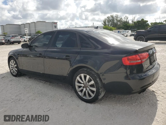 2014 Audi A4 Premium with VIN WAUAFAFL0EN043724, listed as a Copart auction lot 61640915 with 116,861 mi miles and Clean title. Bid and sale history available at DreamBid. Image 2.