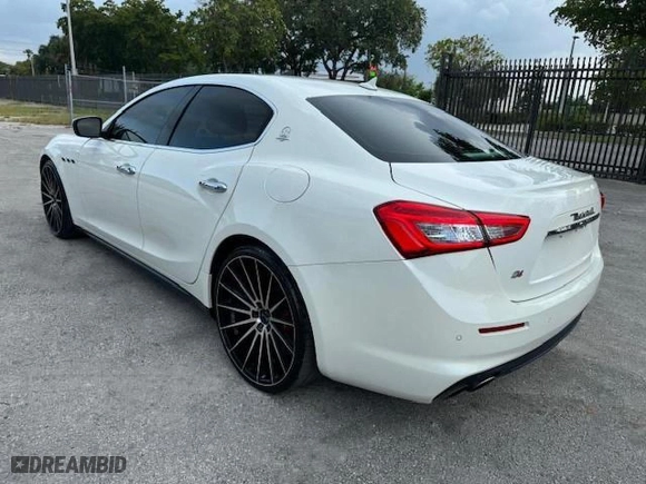 2019 Maserati Ghibli S with VIN ZAM57YSAXK1318416, listed as a Copart auction lot 72659054 with 50,703 mi miles and Non Repairable. Bid and sale history available at carsss.com. Image 2.