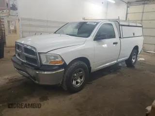 2012 Ram 1500 ST with VIN 3C6JD6DP2CG241309, listed as a Copart auction lot 51840475 with 298,707 mi miles and Clean title. Bid and sale history available at DreamBid. Image 1.