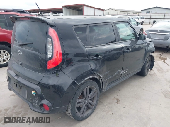 2016 Kia Soul + with VIN KNDJP3A5XG7351382, listed as a IAAI auction lot 41708534 with 55,487 mi miles and . Bid and sale history available at DreamBid. Image 4.
