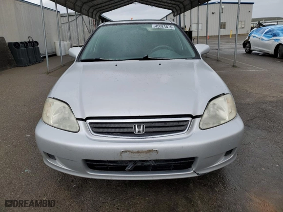 1999 Honda Civic EX with VIN 2HGEJ8642XH535558, listed as a Copart auction lot 45024675 with 148,808 mi miles and Salvage Title. Bid and sale history available at carsss.com. Image 5.