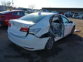 2018 Acura TLX with VIN 19UUB1F32JA000145, listed as a IAAI auction lot 41244292 with 83,254 mi miles. Bid and sale history available at carsss.com. Image 4.