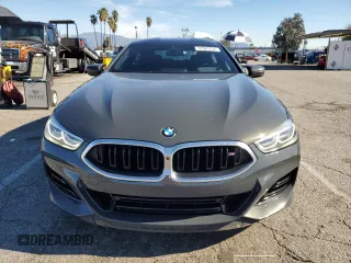 2023 BMW 8 Series M850i with VIN WBAGV8C09PCK67931, listed as a Copart auction lot 37561734 with 7,970 mi miles. Bid and sale history available at carsss.com. Image 5.