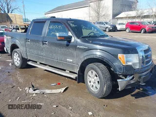 2012 Ford F-150 XL with VIN 1FTFW1ET6CKD96655, listed as a IAAI auction lot 41647595 with 189,687 mi miles. Bid and sale history available at carsss.com. Image 1.