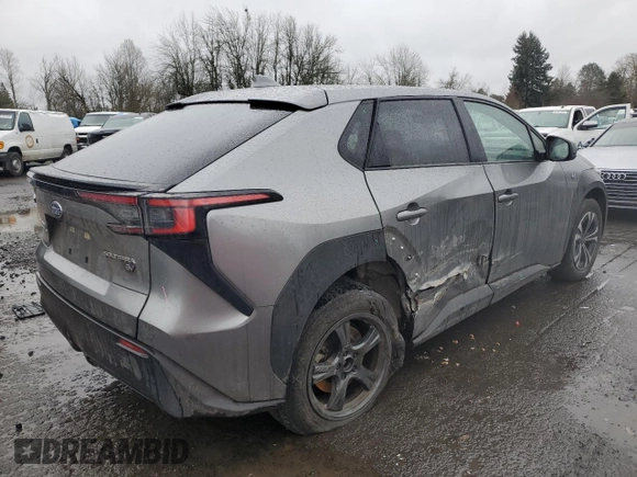 2023 Subaru Solterra Premium with VIN JTMABABA6PA046057, listed as a Copart auction lot 49689865 with 17,239 mi miles and Salvage title. Bid and sale history available at DreamBid. Image 3.