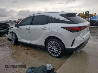 2024 Lexus RX 450h+ Luxury with VIN JTJCJMGA8R2011729, listed as a Copart auction lot 55692615 with Not provided miles and Salvage title. Bid and sale history available at DreamBid. Image 2.