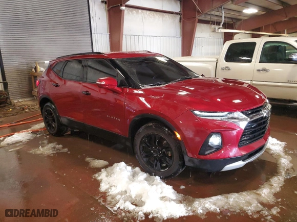 2020 Chevrolet Blazer LT with VIN 3GNKBCRS6LS600857, listed as a Copart auction lot 43872705 with 79,428 mi miles and Non Repairable. Bid and sale history available at carsss.com. Image 4.
