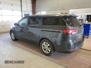 2015 Kia Sedona LX with VIN KNDMB5C15F6067101, listed as a Copart auction lot 53051634 with 151,334 mi miles and Salvage Title. Bid and sale history available at carsss.com. Image 2.