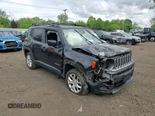 2017 Jeep Renegade Latitude with VIN ZACCJBBB9HPE93266, listed as a Copart auction lot 57119715 with 118,596 mi miles and Non repairable. Bid and sale history available at DreamBid. Image 13.