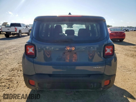 2017 Jeep Renegade Sport with VIN ZACCJAAB6HPG17327, listed as a Copart auction lot 61271045 with 86,675 mi miles and Clean title. Bid and sale history available at DreamBid. Image 6.