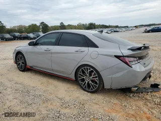 2022 Hyundai Elantra N with VIN KMHLW4AK3NU007667, listed as a Copart auction lot 50868195 with 29,499 mi miles and Non Repairable. Bid and sale history available at carsss.com. Image 2.