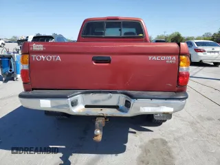 2001 Toyota Tacoma with VIN 5TEWM72NX1Z842202, listed as a Copart auction lot 53111405 with 304,857 mi miles and Salvage title. Bid and sale history available at DreamBid. Image 6.