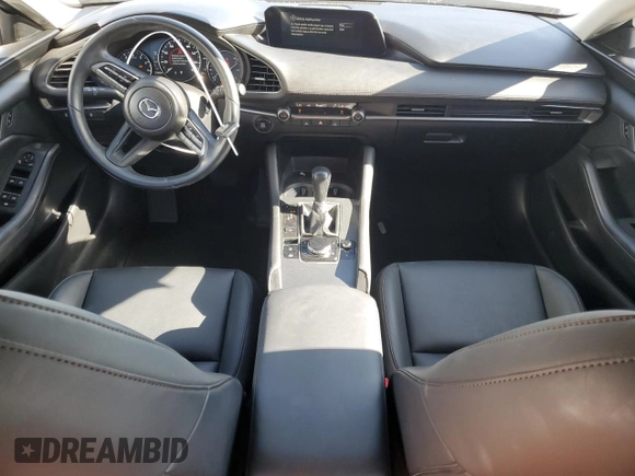 2021 Mazda 3 Select with VIN 3MZBPABL6MM250571, listed as a Copart auction lot 54455515 with 33,460 mi miles and Salvage title. Bid and sale history available at DreamBid. Image 8.