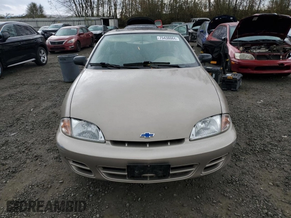 2002 Chevrolet Cavalier with VIN 1G1JC124027303493, listed as a Copart auction lot 75438084 with 134,396 mi miles and Salvage Title. Bid and sale history available at carsss.com. Image 5.