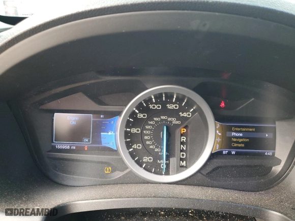 2013 Ford Explorer Sport with VIN 1FM5K8GT7DGB75773, listed as a Copart auction lot 47888815 with 155,958 mi miles and Salvage Title. Bid and sale history available at carsss.com. Image 9.