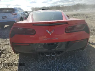 2016 Chevrolet Corvette Z51 2LT with VIN 1G1YK2D73G5107713, listed as a Copart auction lot 44082503 with 0 mi miles. Bid and sale history available at carsss.com. Image 6.