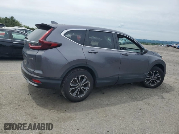 2020 Honda CR-V EX-L with VIN 5J6RW2H80LL037462, listed as a Copart auction lot 58487225 with 50,507 mi miles and Salvage title. Bid and sale history available at DreamBid. Image 3.