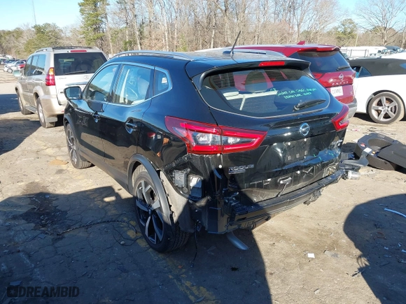 2022 Nissan Rogue Sport SL with VIN JN1BJ1CWXNW497478, listed as a IAAI auction lot 41308351 with 14,267 mi miles. Bid and sale history available at carsss.com. Image 3.
